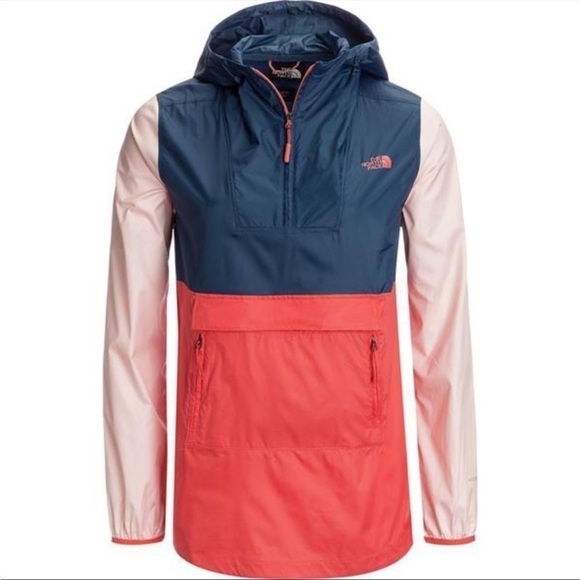 ⭐️HP⭐️SzXS The North Face Giacca Donna Fanorak in Spiced Coral Multi EUC - Picture 1 of 16